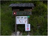 Planina Kosmačeve Rastke - Koča na Loki pod Raduho